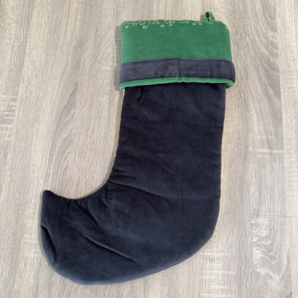 Pottery Barn Buddy the Elf Movie Velvet Christmas Stocking NWT - Picture 4 of 6